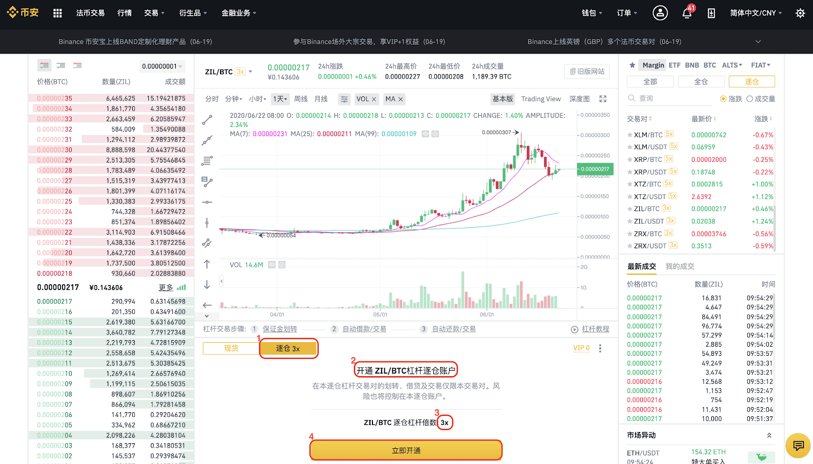 币安交易所逐仓杠杆操作手册(Web版)【图2】 币安交易所逐仓杠杆操作手册(Web版)【图2】