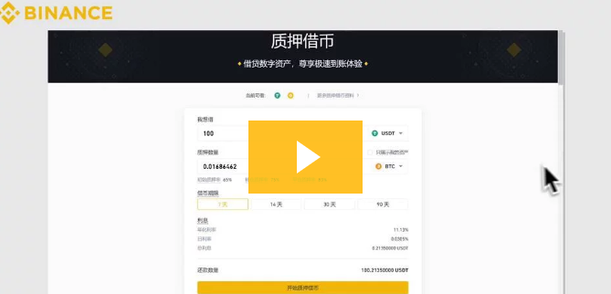 币安“质押借币“平台新增可借资产BNB