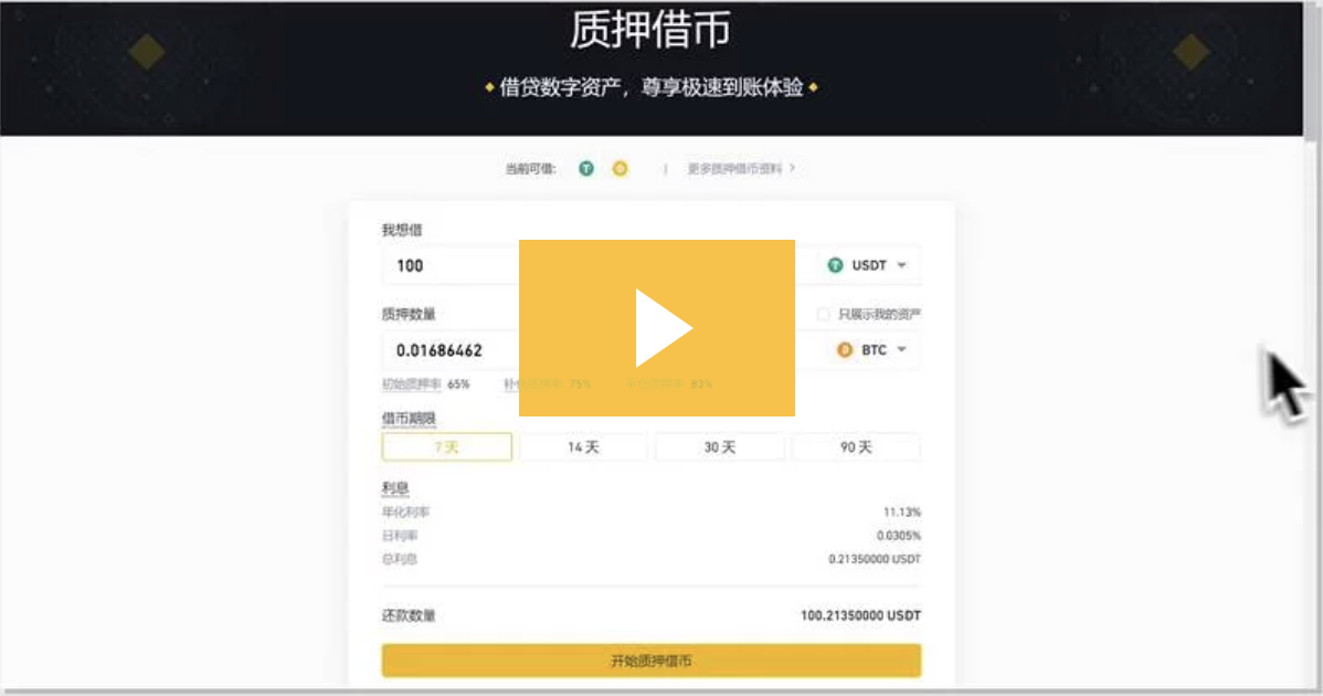 币安binance“质押借币”平台新增可质押资产 ADA、BCH、UNI